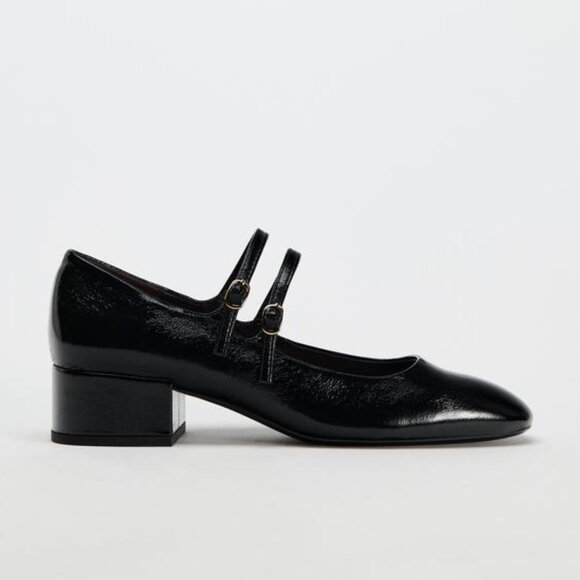 DOUBLE STRAP HEELED SHOES - Picture 1 of 2